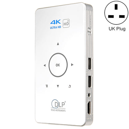 C6 2G+16G Android Smart DLP HD Projector มินิโปรเจคเตอร์ไร้สาย，, US Plug (Black), EU Plug (Black), UK Plug (Black), AU Plug (Black), US Plug (White), UK Plug (White), AU Plug (White)