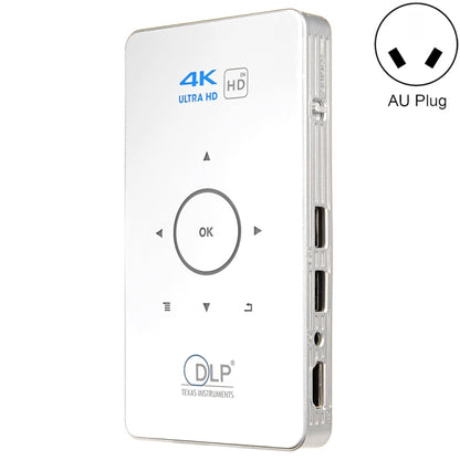 C6 2G+16G Android Smart DLP HD Projector มินิโปรเจคเตอร์ไร้สาย，, US Plug (Black), EU Plug (Black), UK Plug (Black), AU Plug (Black), US Plug (White), UK Plug (White), AU Plug (White)