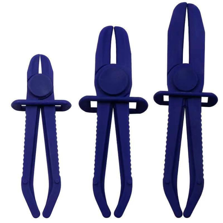 3 ชิ้น/เซ็ตรถ NYLON CLAMP ชุดเครื่องมือเบรคการใช้น้ำสาย CLAMP Plier, 3 PCS/Set Blue, Nylon Hose Clamp