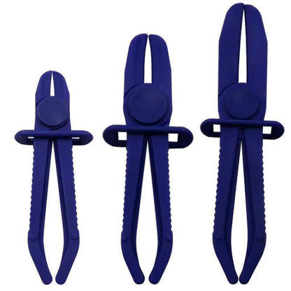 3 ชิ้น/เซ็ตรถ NYLON CLAMP ชุดเครื่องมือเบรคการใช้น้ำสาย CLAMP Plier, 3 PCS/Set Blue, Nylon Hose Clamp