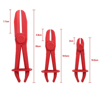 3 ชิ้น/เซ็ตรถ NYLON CLAMP ชุดเครื่องมือเบรคการใช้น้ำสาย CLAMP Plier, 3 PCS/Set Blue, Nylon Hose Clamp