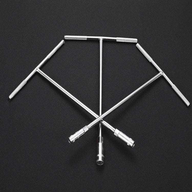 4 PCS T-Wrench Car Assembly Repair Sleeve Wrench Hexagon Longening Socket, 6mm, 7mm, 8mm, 9mm, 10mm, 11mm, 12mm, 13mm, 14mm, 15mm, 16mm, 17mm, 18mm, 19mm