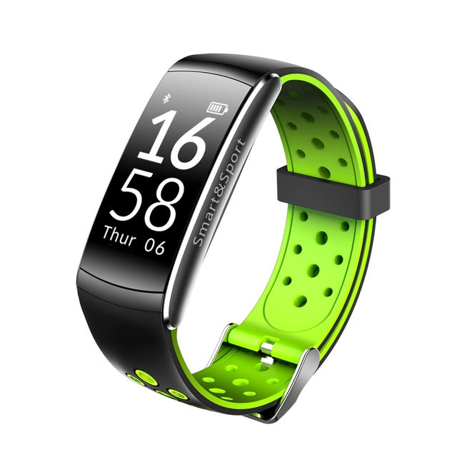 สมาร์ทนาฬิกา Heart Rate Monitor IP68 กันน้ำฟิตเนส Tracker ความดันโลหิต GPS Bluetooth สำหรับ Android IOS ผู้หญิงผู้ชาย