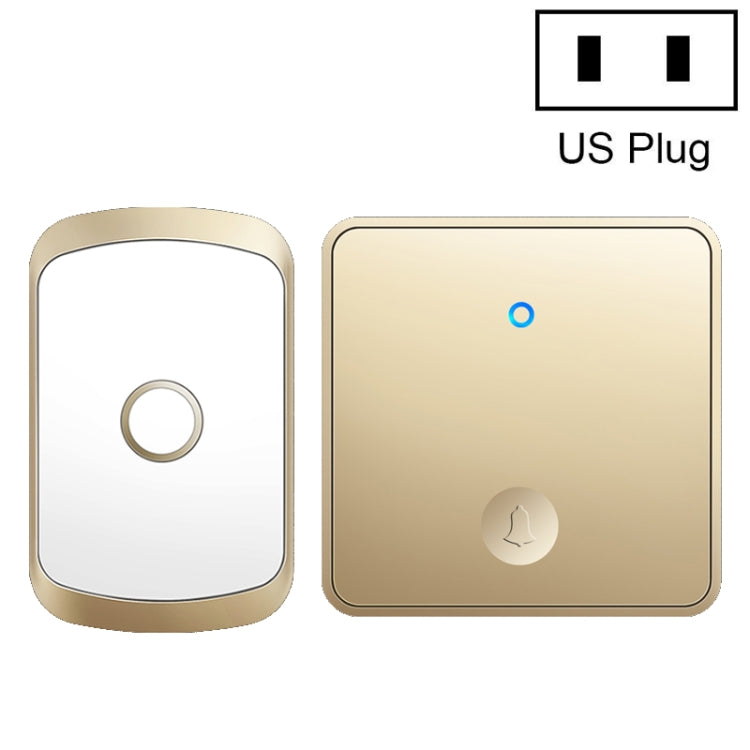 CACAZI FA50 1 สำหรับออดไร้สายแบบปุ่มกด 1 อัน, US Plug, EU Plug, UK Plug