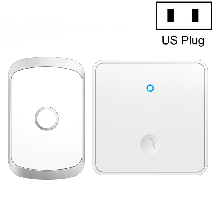 CACAZI FA50 1 สำหรับออดไร้สายแบบปุ่มกด 1 อัน, US Plug, EU Plug, UK Plug