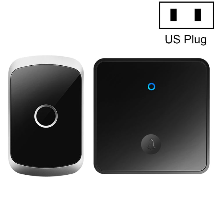 CACAZI FA50 1 สำหรับออดไร้สายแบบปุ่มกด 1 อัน, US Plug, EU Plug, UK Plug