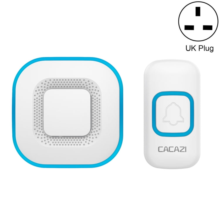 CACAZI V028F ออดเพลงไร้สายไม่มีแบตเตอรี่, US Plug, EU Plug, UK Plug