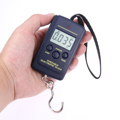 10g มินิเครื่องชั่งตกปลาแบบดิจิตอล Travel Weighting Steelyard แขวนเครื่องชั่งตะขออิเล็กทรอนิกส์เครื่องมือครัวน้ำหนักความจุ: 40 กก, 40kg without Backlight, 40kg with Backlight