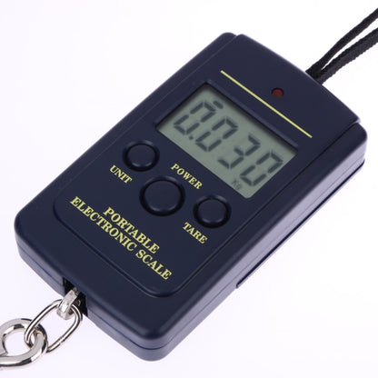 10g มินิเครื่องชั่งตกปลาแบบดิจิตอล Travel Weighting Steelyard แขวนเครื่องชั่งตะขออิเล็กทรอนิกส์เครื่องมือครัวน้ำหนักความจุ: 40 กก, 40kg without Backlight, 40kg with Backlight