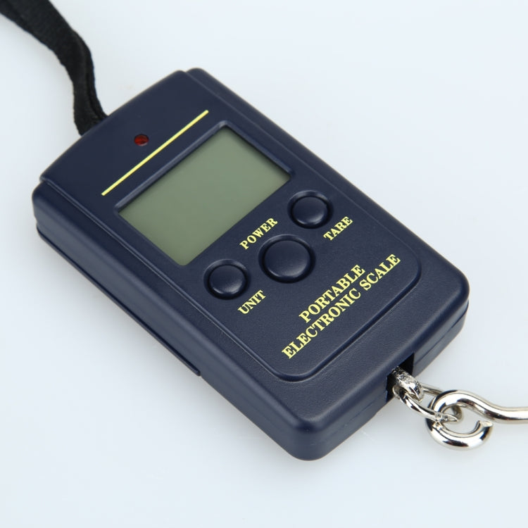 10g มินิเครื่องชั่งตกปลาแบบดิจิตอล Travel Weighting Steelyard แขวนเครื่องชั่งตะขออิเล็กทรอนิกส์เครื่องมือครัวน้ำหนักความจุ: 40 กก, 40kg without Backlight, 40kg with Backlight