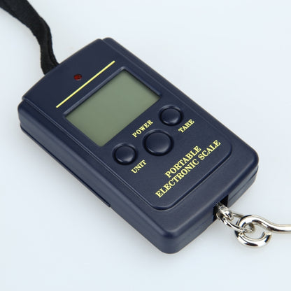 10g มินิเครื่องชั่งตกปลาแบบดิจิตอล Travel Weighting Steelyard แขวนเครื่องชั่งตะขออิเล็กทรอนิกส์เครื่องมือครัวน้ำหนักความจุ: 40 กก, 40kg without Backlight, 40kg with Backlight