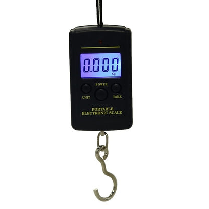 10g มินิเครื่องชั่งตกปลาแบบดิจิตอล Travel Weighting Steelyard แขวนเครื่องชั่งตะขออิเล็กทรอนิกส์เครื่องมือครัวน้ำหนักความจุ: 40 กก, 40kg without Backlight, 40kg with Backlight