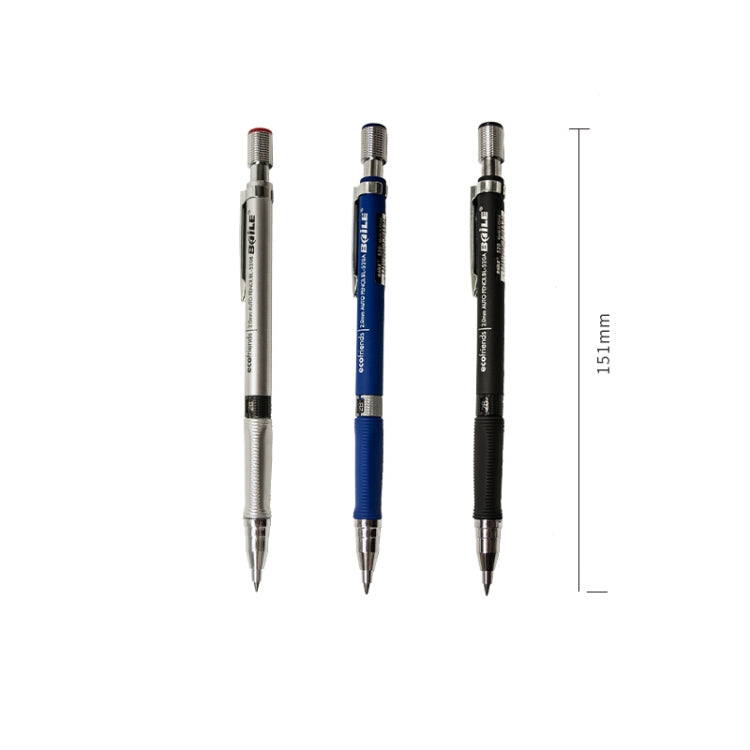 5 ชิ้น Baile 2.0 มิลลิเมตรสอบ Push - out การวาดภาพการเขียนกิจกรรมอัตโนมัติ 2B ดินสอ, Blue