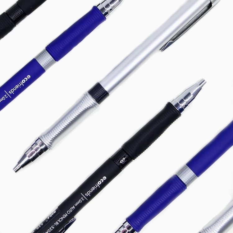 5 ชิ้น Baile 2.0 มิลลิเมตรสอบ Push - out การวาดภาพการเขียนกิจกรรมอัตโนมัติ 2B ดินสอ, Blue