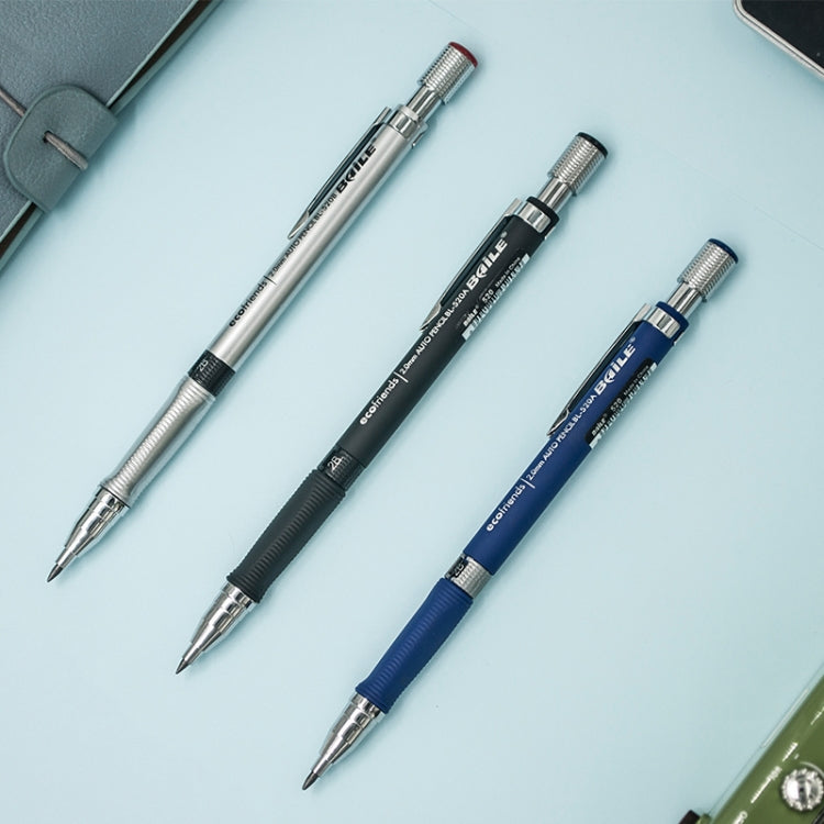 5 ชิ้น Baile 2.0 มิลลิเมตรสอบ Push - out การวาดภาพการเขียนกิจกรรมอัตโนมัติ 2B ดินสอ, Blue