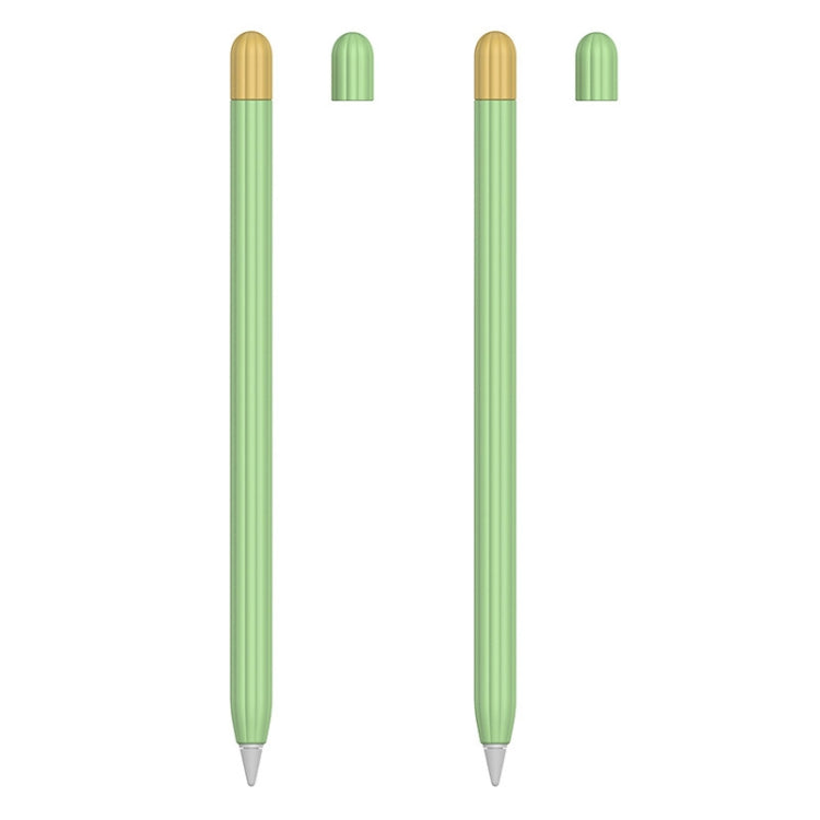 2 ชุด 5 ใน 1 ฝาครอบป้องกันซิลิโคนสไตลัส + ฝาครอบปากกาสองสี + ชุดปลอกปากกา 2 อัน, For Apple Pencil 1 (Orange), For Apple Pencil 1 (Matcha Green), For Apple Pencil 1 (Pink), For Apple Pencil 1 (Black), For Apple Pencil 1 (Blue)                           ...
