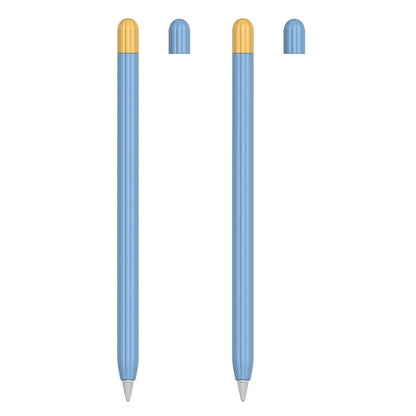 2 ชุด 5 ใน 1 ฝาครอบป้องกันซิลิโคนสไตลัส + ฝาครอบปากกาสองสี + ชุดปลอกปากกา 2 อัน, For Apple Pencil 1 (Orange), For Apple Pencil 1 (Matcha Green), For Apple Pencil 1 (Pink), For Apple Pencil 1 (Black), For Apple Pencil 1 (Blue)                           ...
