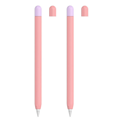 2 ชุด 5 ใน 1 ฝาครอบป้องกันซิลิโคนสไตลัส + ฝาครอบปากกาสองสี + ชุดปลอกปากกา 2 อัน, For Apple Pencil 1 (Orange), For Apple Pencil 1 (Matcha Green), For Apple Pencil 1 (Pink), For Apple Pencil 1 (Black), For Apple Pencil 1 (Blue)                           ...
