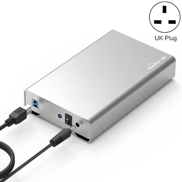 Blueendless U35Q 3.5 นิ้ว Full Metal Mobile Hard Disk Box Type-C/Usb3.0 SATA Serial Desktop PC External Hard Disk Box, US Plug (USB 3.0 ), EU Plug (USB 3.0 ), UK Plug (USB 3.0 ), AU Plug (USB 3.0 ), US Plug (TYPE-C), EU Plug (TYPE-C), UK Plug (TYPE-C) ...