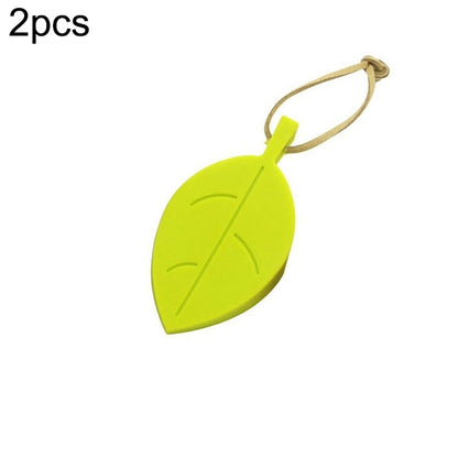 2 PCS Creative Leaf ซิลิโคนประตูเด็ก Anti-pinch Security ประตู Crash Pad