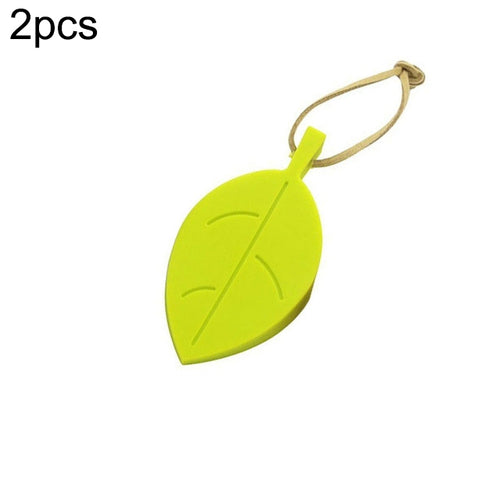 2 PCS Creative Leaf ซิลิโคนประตูเด็ก Anti-pinch Security ประตู Crash Pad