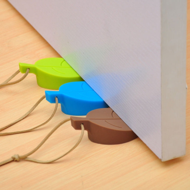 2 PCS Creative Leaf ซิลิโคนประตูเด็ก Anti-pinch Security ประตู Crash Pad