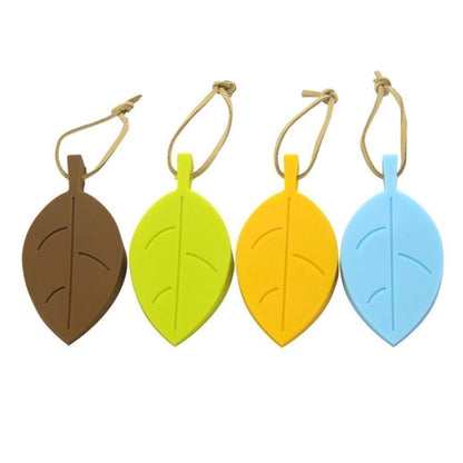 2 PCS Creative Leaf ซิลิโคนประตูเด็ก Anti-pinch Security ประตู Crash Pad