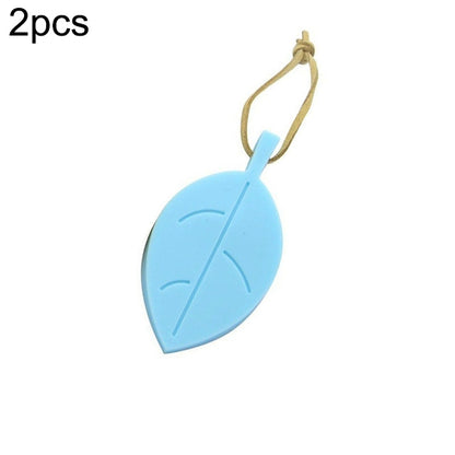 2 PCS Creative Leaf ซิลิโคนประตูเด็ก Anti-pinch Security ประตู Crash Pad