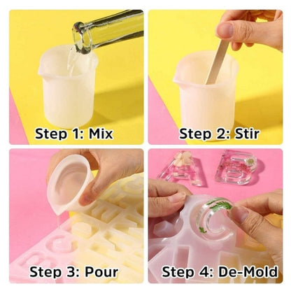 111 ชิ้น/เซ็ต DIY กระจกแม่พิมพ์จี้ซิลิโคน, ชุดจี้คริสตัลอีพ็อกซี่, 111 PCS/Set