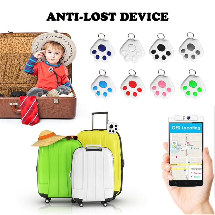 2 PCS HYC-09 Dog Paw Bluetooth Anti-Lost Device Pet Tracking Locator Keychain Smart Search Alarm สองทาง, Dog Paw Black, Dog Paw White, Dog Paw Light Blue, Dog Paw Green, Dog Paw Pink, Dog Paw Red, Dog Paw Dark Blue, Dog Paw Dark Gray