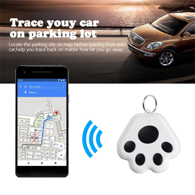 2 PCS HYC-09 Dog Paw Bluetooth Anti-Lost Device Pet Tracking Locator Keychain Smart Search Alarm สองทาง, Dog Paw Black, Dog Paw White, Dog Paw Light Blue, Dog Paw Green, Dog Paw Pink, Dog Paw Red, Dog Paw Dark Blue, Dog Paw Dark Gray