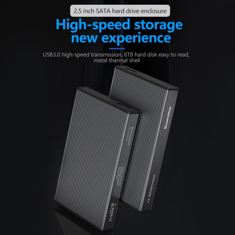 Blueendless 2.5 นิ้ว Mobile Hard Disk Box SATA Serial Port USB3.0 เครื่องมือฟรี SSD สไตล์:, MR23F -A Port, MR23F-C Port, MR23G -A Port