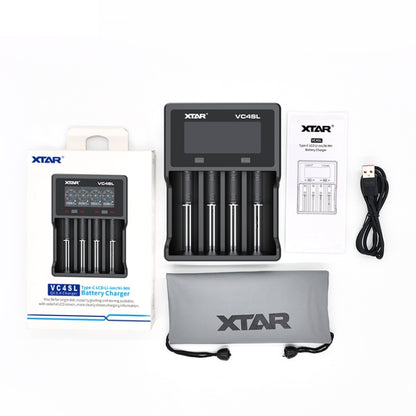 XTAR 4-Slot Bright Flashlight เครื่องชาร์จแบตเตอรี่ลิเธียม รุ่น VC4SL, VC4S