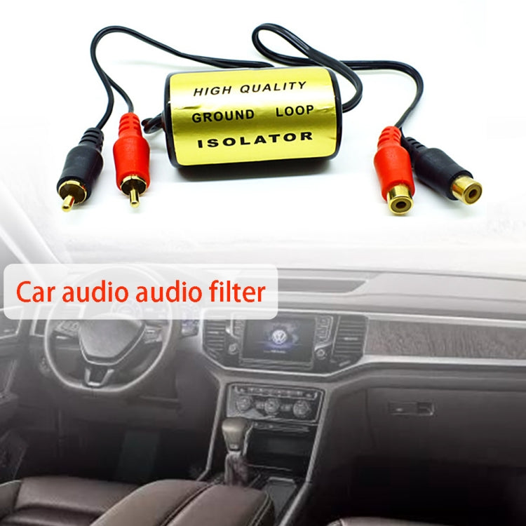 ตัวกรองเสียง RCA ช่วยลดเสียง-เสียงยกเสียงตัวกรองเสียงรถยนต์, RCA Audio Filter