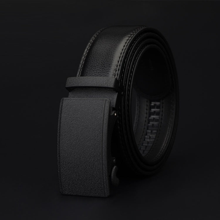 COWATHER CZ032 เข็มขัดหัวเข็มขัดอัตโนมัติแบบหนังผู้ชาย 2 ชั้น, ความยาว:, 110cm, 115cm, 120cm, 125cm, 130cm