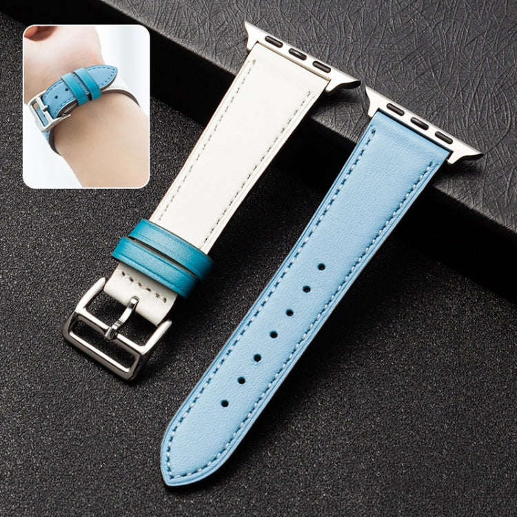 สายนาฬิกาหนังวัวธุรกิจ, For Apple Watch Series 6&SE&5&4 44mm / 3&2&1 42mm