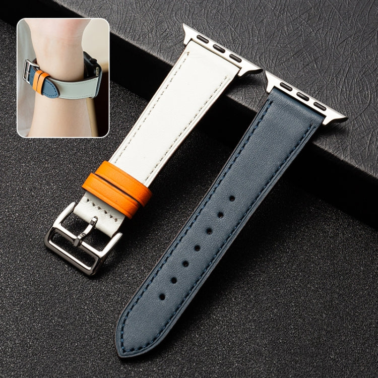 สายนาฬิกาหนังวัวธุรกิจ, For Apple Watch Series 6&SE&5&4 44mm / 3&2&1 42mm