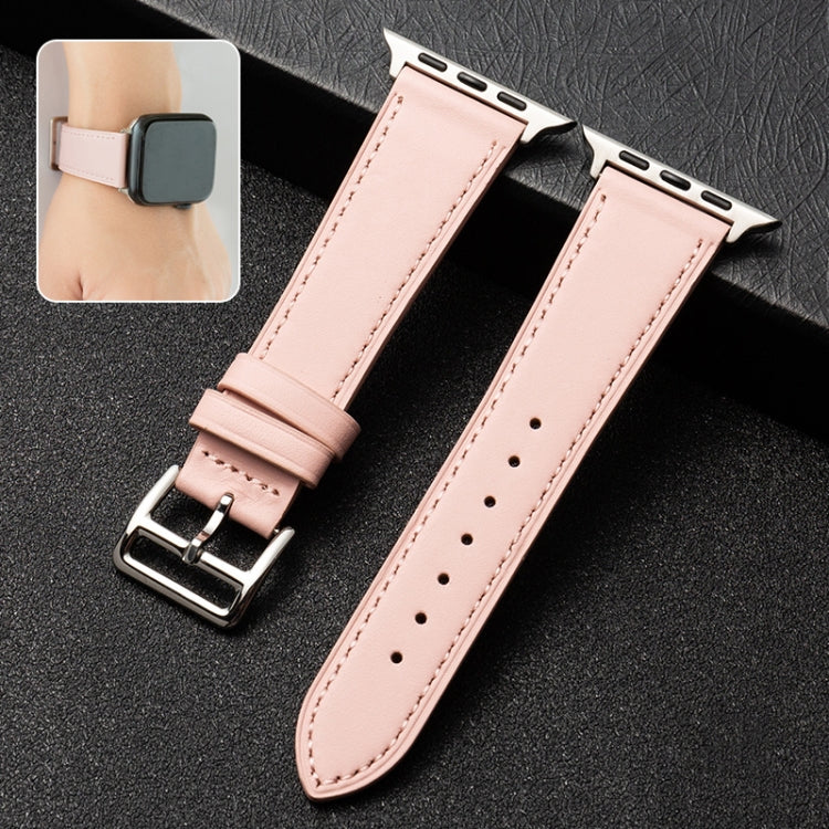 สายนาฬิกาหนังวัวธุรกิจ, For Apple Watch Series 6&SE&5&4 44mm / 3&2&1 42mm
