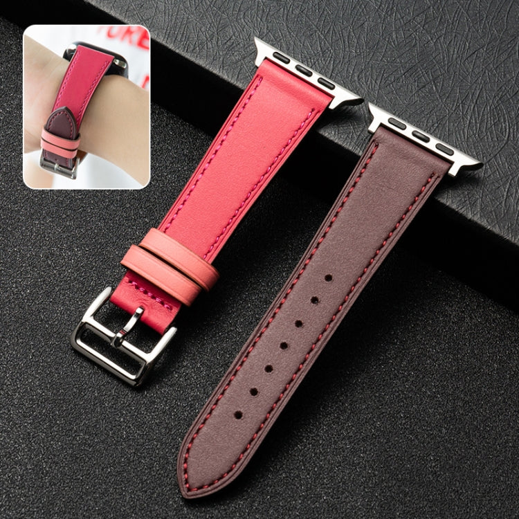 สายนาฬิกาหนังวัวธุรกิจ, For Apple Watch Series 6&SE&5&4 44mm / 3&2&1 42mm
