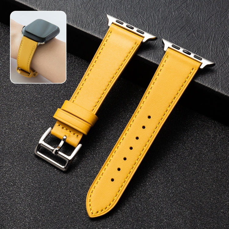 สายนาฬิกาหนังวัวธุรกิจ, For Apple Watch Series 6&SE&5&4 44mm / 3&2&1 42mm