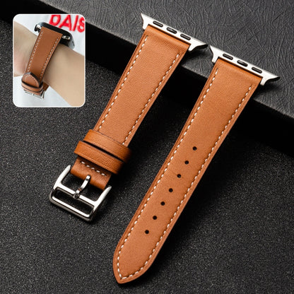 สายนาฬิกาหนังวัวธุรกิจ, For Apple Watch Series 6&SE&5&4 44mm / 3&2&1 42mm