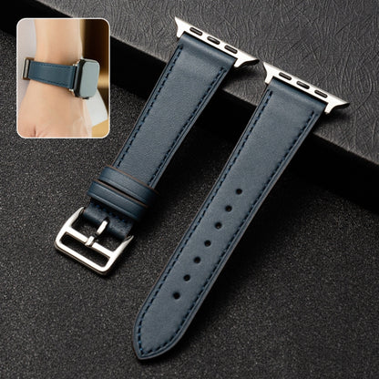 สายนาฬิกาหนังวัวธุรกิจ, For Apple Watch Series 6&SE&5&4 44mm / 3&2&1 42mm