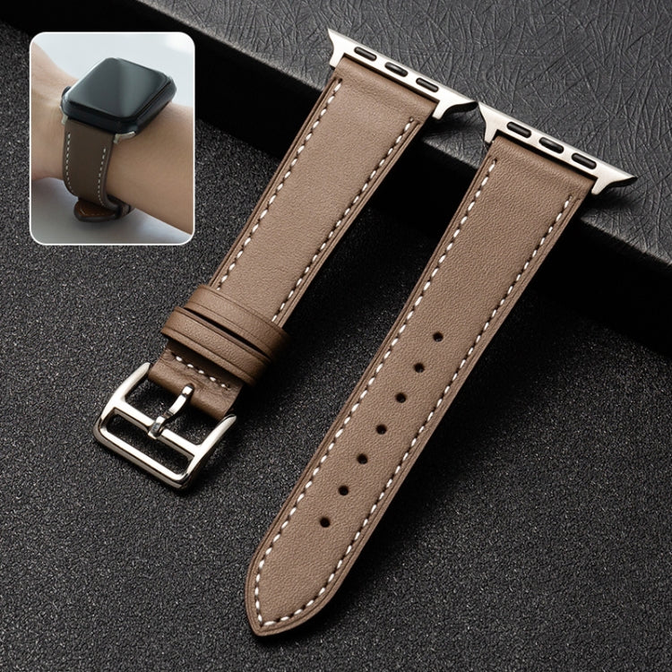 สายนาฬิกาหนังวัวธุรกิจ, For Apple Watch Series 6&SE&5&4 44mm / 3&2&1 42mm
