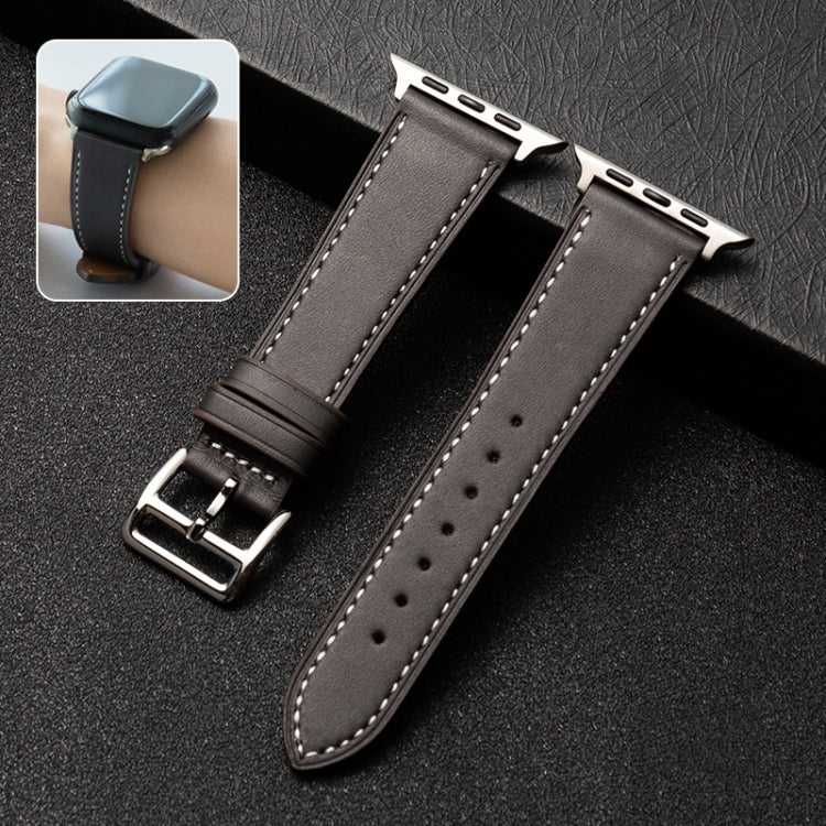 สายนาฬิกาหนังวัวธุรกิจ, For Apple Watch Series 6&SE&5&4 44mm / 3&2&1 42mm