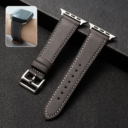 สายนาฬิกาหนังวัวธุรกิจ, For Apple Watch Series 6&SE&5&4 44mm / 3&2&1 42mm