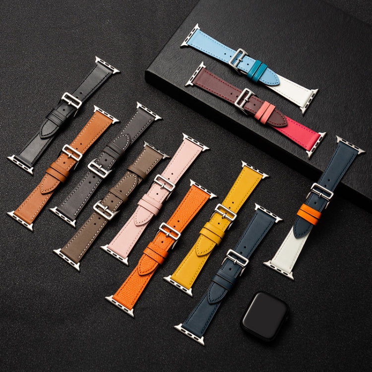 สายนาฬิกาหนังวัวธุรกิจ, For Apple Watch Series 6&SE&5&4 44mm / 3&2&1 42mm