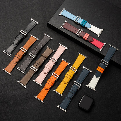 สายนาฬิกาหนังวัวธุรกิจ, For Apple Watch Series 6&SE&5&4 44mm / 3&2&1 42mm