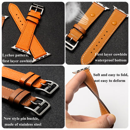 สายนาฬิกาหนังวัวธุรกิจ, For Apple Watch Series 6&SE&5&4 44mm / 3&2&1 42mm