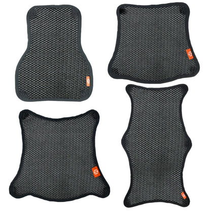 HOUZHI MTZT1010 Motorcycle Sun Insulation Cushion 3D Grid Breathable Sweating Cool Seat Cover, สไตล์:, Single Layer S, Single Layer XL, Double Layer S, Double Layer M, Double Layer L