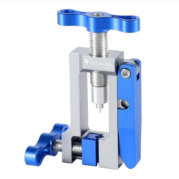 WEST BIKING YP0719252 เครื่องมือติดตั้งเข็มน้ำมันสำหรับจักรยาน Cycling Tubing Jack Repair Tool, WEST BIKING YP0719252